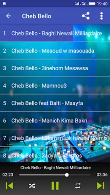 أغاني الشاب بيلو | Cheb bello android App screenshot 4